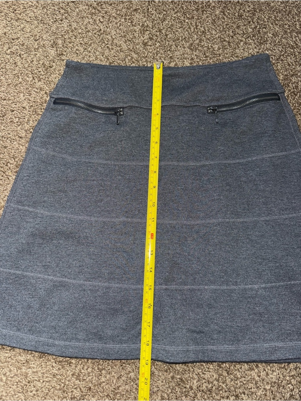 Athleta Strata Grey Skirt - Picture 3 of 6